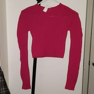 Athletic cropped shirt